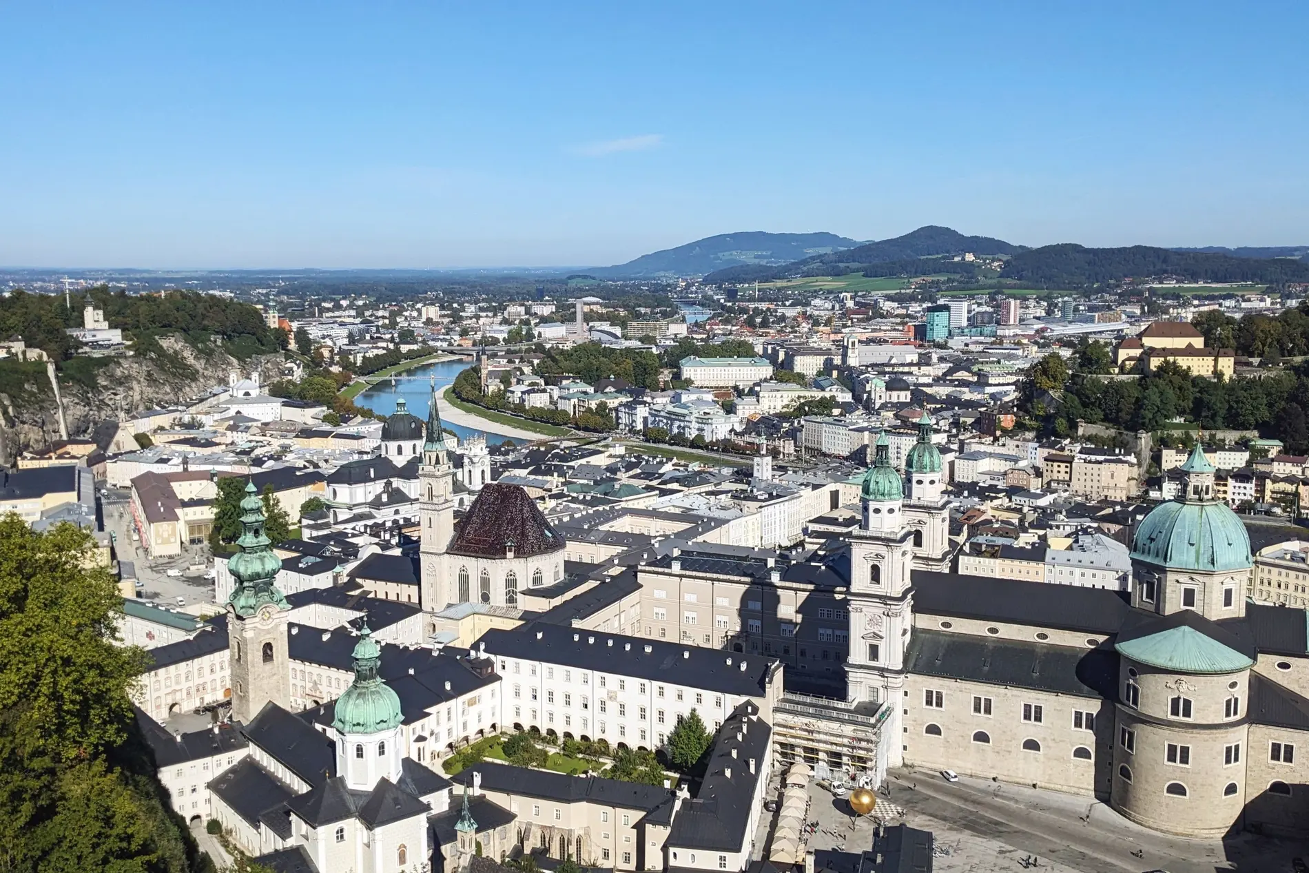 Salzburg Stadt Luftbild